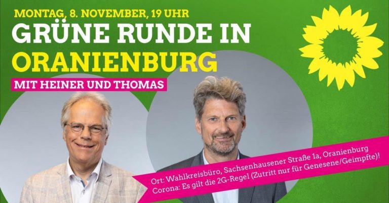 Grüne Runde mit Thomas und Heiner