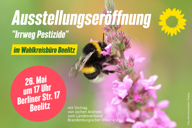 Ausstellung „Irrweg Pestizide“ in Beelitz
