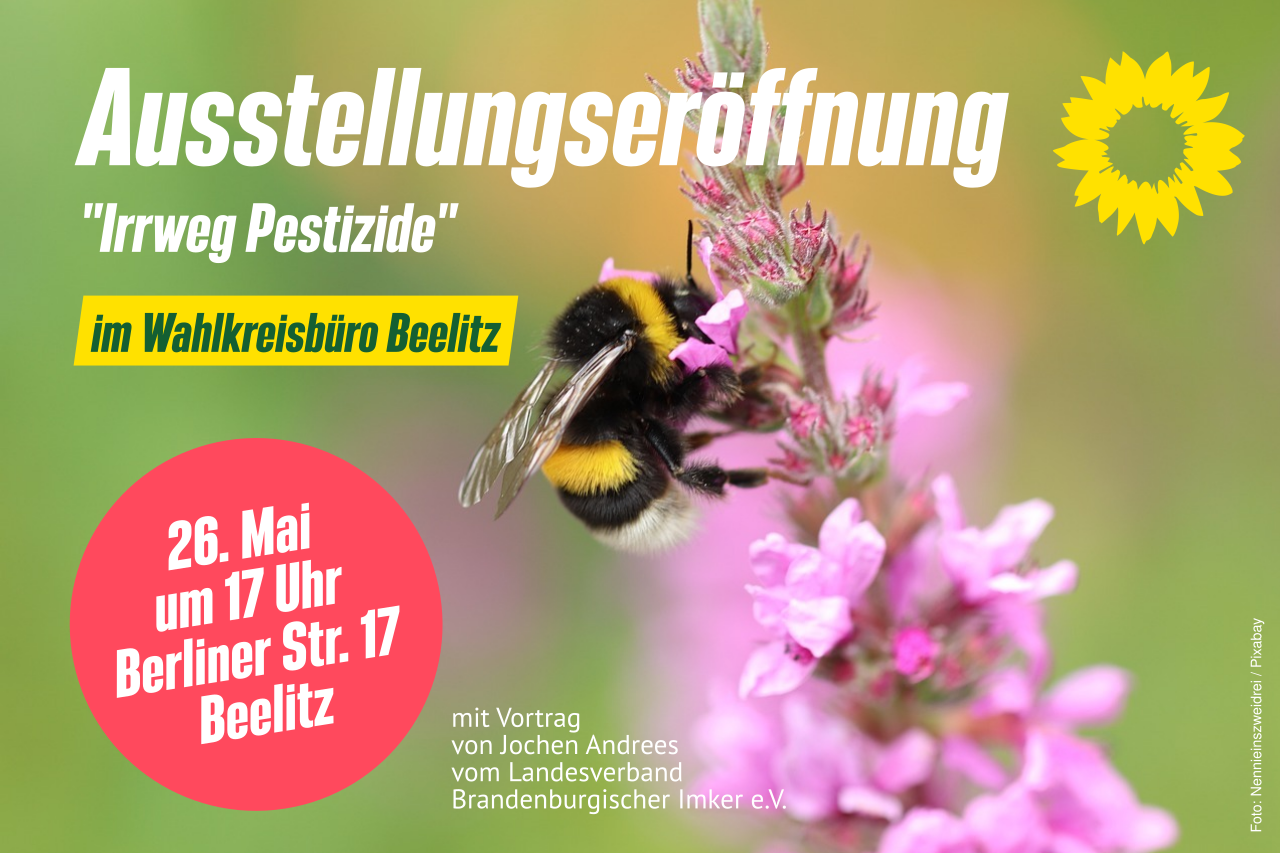 Ausstellungseröffnung "Irrweg Pestizide" am 26. Mai