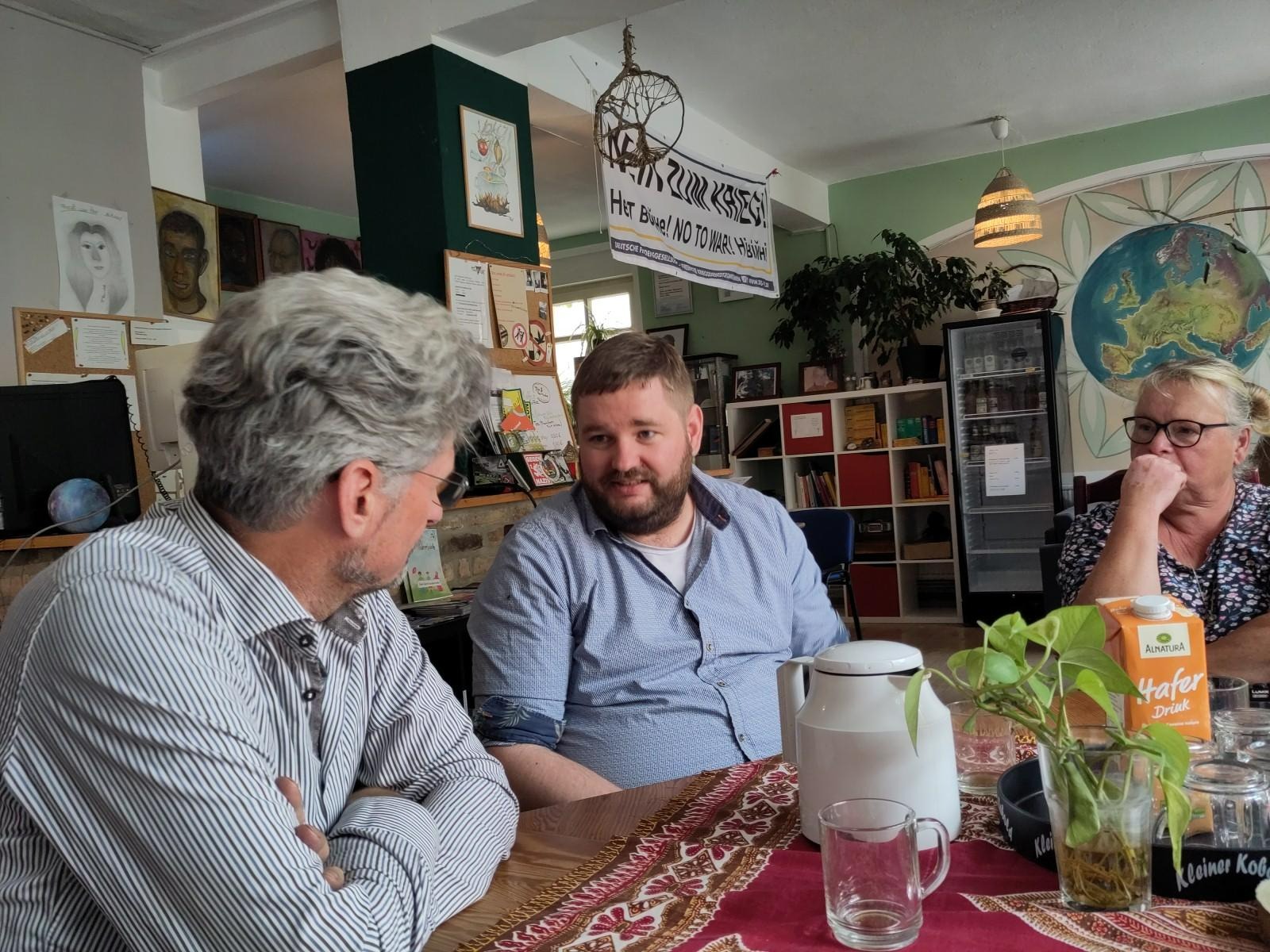 T.v. Gizycki im Gespräch mit Florian Görner